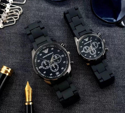 Couple's Chronograph Watch Set