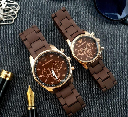 Couple's Chronograph Watch Set