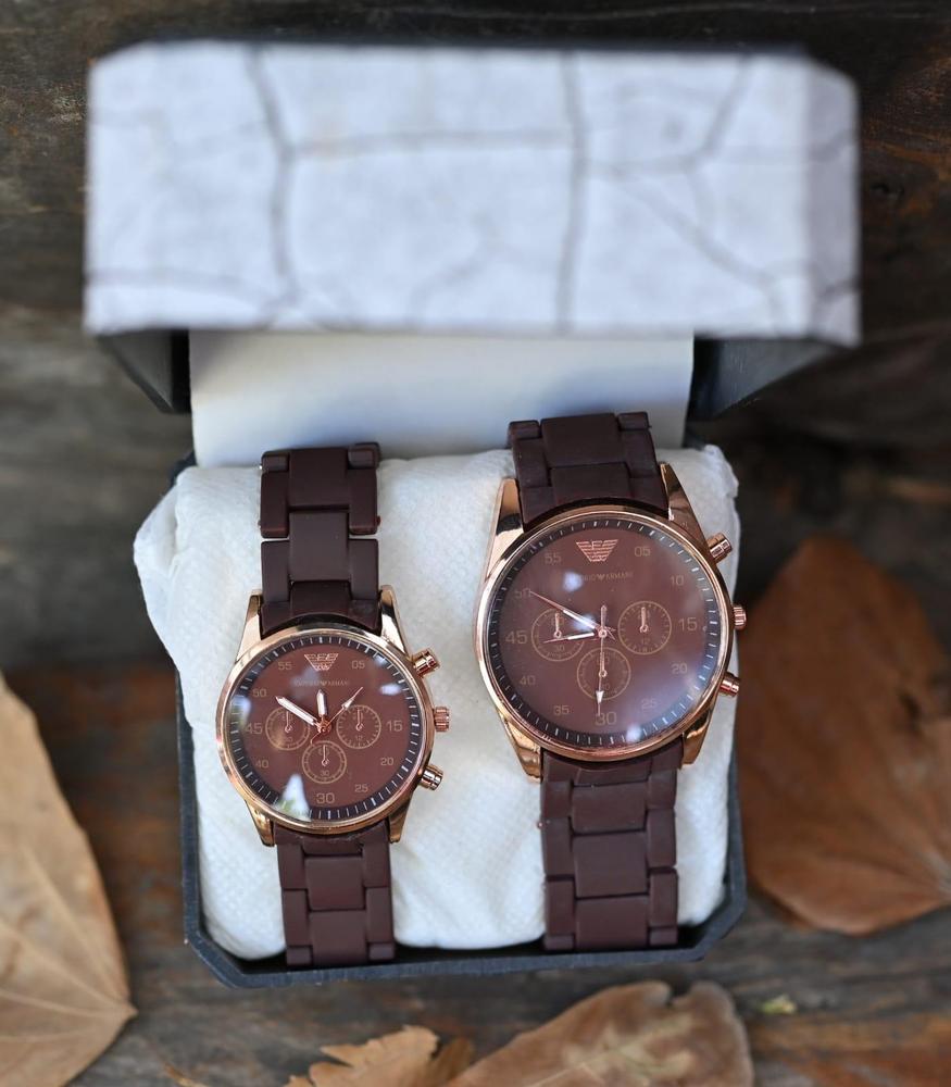 Couple's Chronograph Watch Set