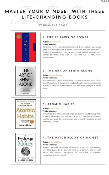 Self-Help & Success Book Bundle – 12 Life-Changing Bestsellers in One Set
