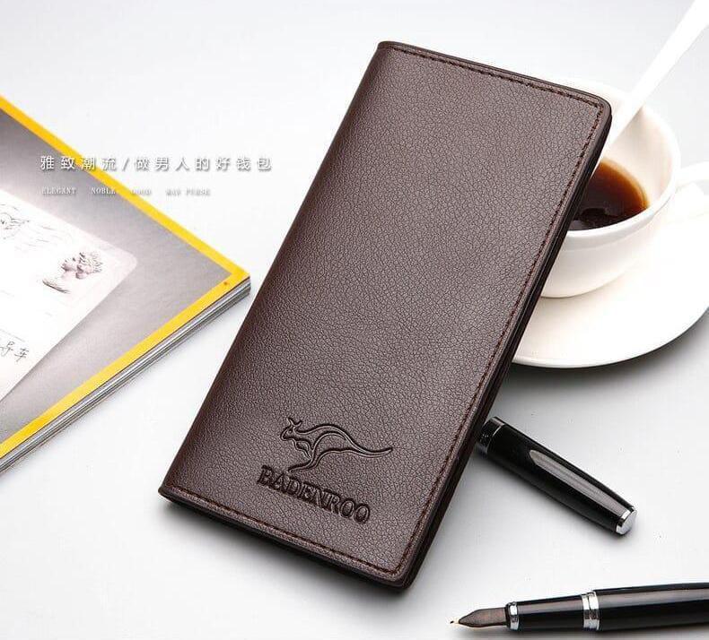 Men’s Classic Leather Wallet – Sleek & Durable (Black & Brown)