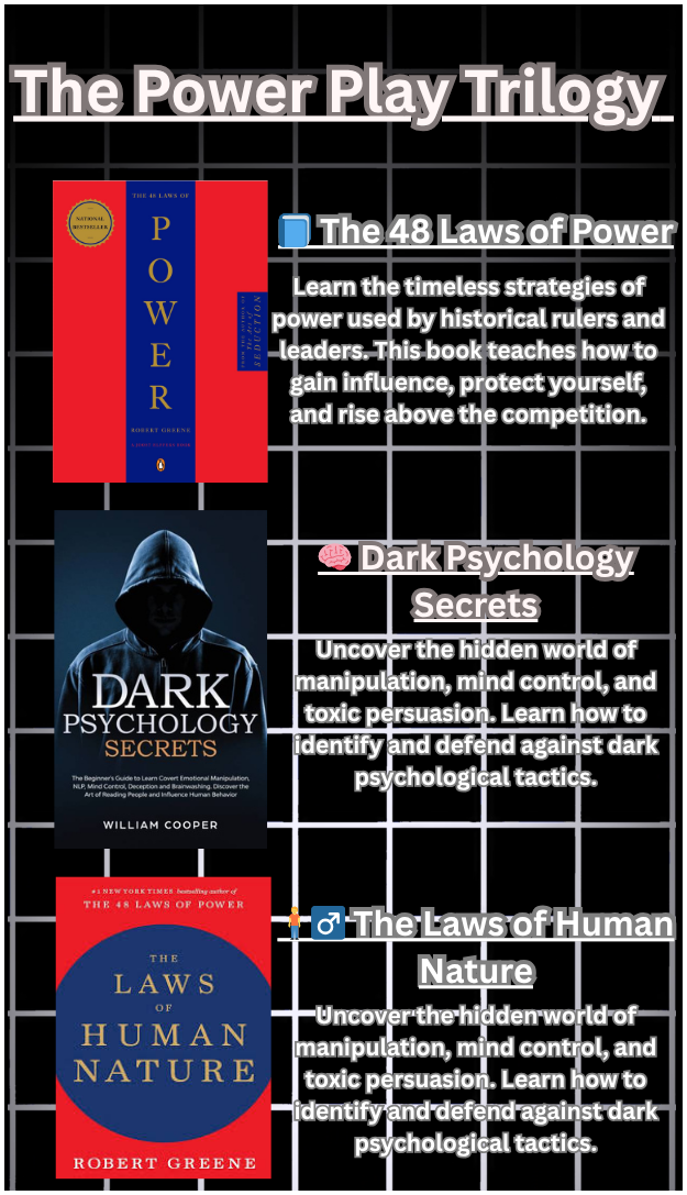 The Power Play Trilogy – 3 Book Set (Premium quality)